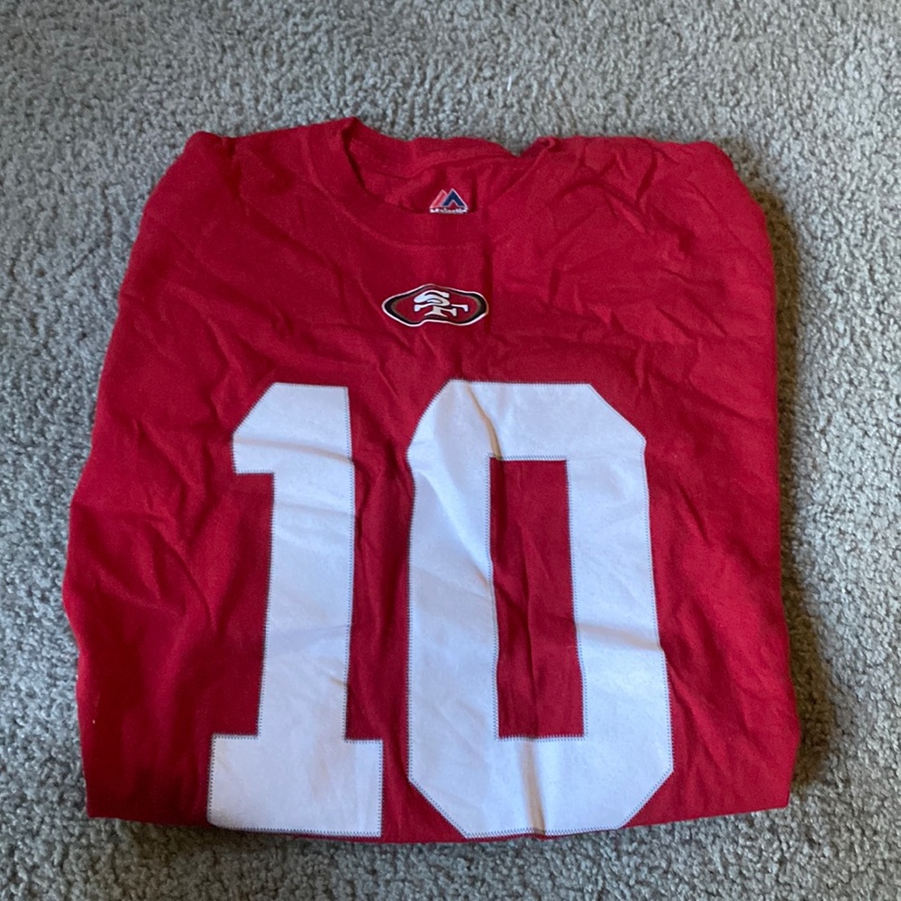 Majestic medium Jimmy Garoppolo San Francisco49ers short sleeve shirt